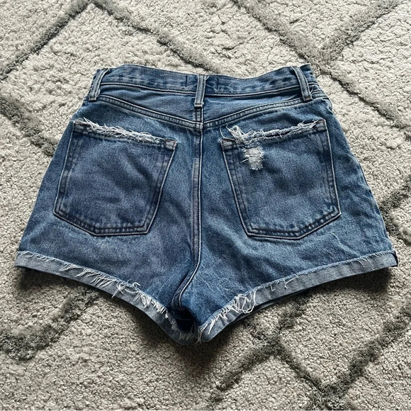 Abercrombie and Fitch shorts denim jean shorts natural rise 26 / 2 - Picture 7 of 7